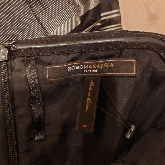 BCBGMaxAzria strapless black and white  party dress - Picture 4 of 4